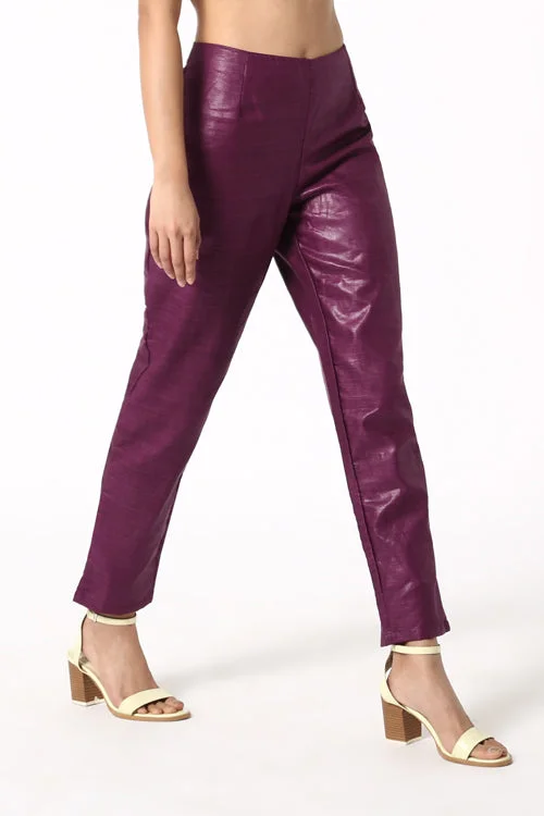Okhai 'Rouge' Silk Blend Pants Elegant Silk Pants