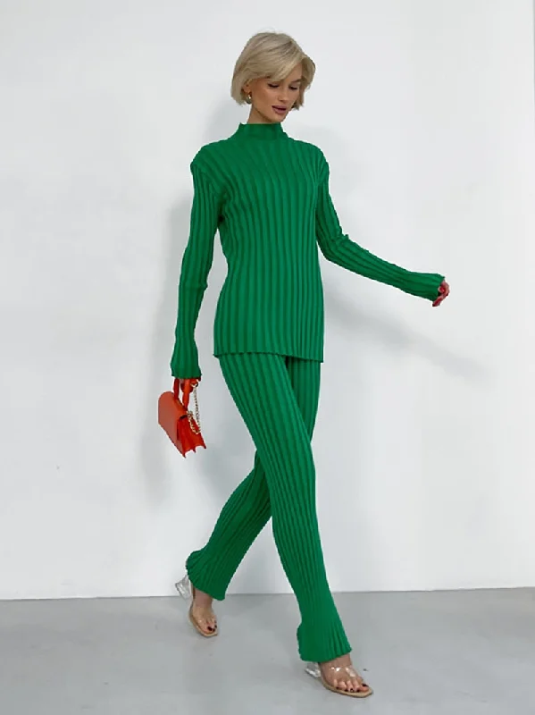 Wjczt Ribbed Knit Two Piece Set Women Tracksuit Casual Korean 2 Piece Sets Womens Outfits Spring Pants Suit Knitted Matching Set Women Casual Yoga Pants Wjczt Ribbed Knit Two Piece Set Women Tracksuit Casual Korean 2 Piece Sets Womens Outfits Spring Pants Suit Knitted Matching Set Women Casual Yoga Pants
