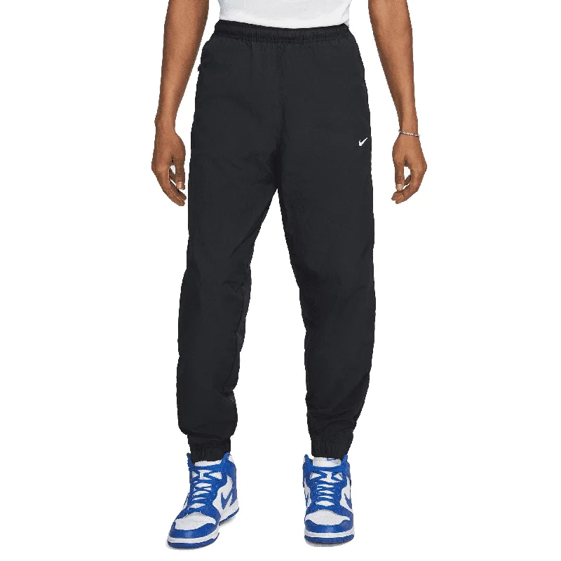 Solo Swoosh Track Pants 'Black' Cozy Lounge Pants