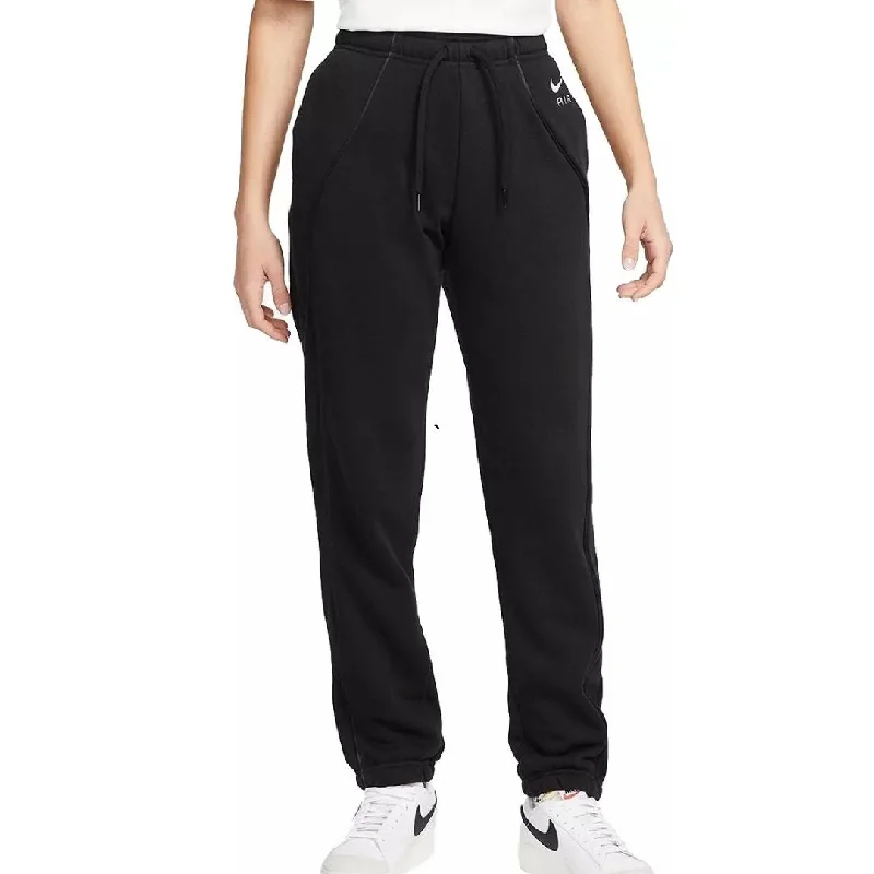 Air Mid-Rise Fleece Pants Stylish Slim Trousers