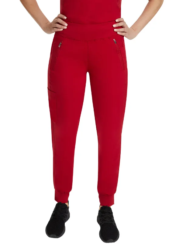 Tara Jogger Yoga Knit Waistband Pant Formal Wide-Leg Pants