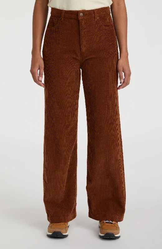 DIVE CORD PANTS Trendy Wide-Legged Trousers