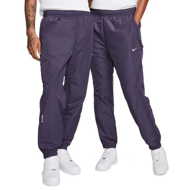 + NOCTA Track Pants 'Dark Raisin' Trendy Printed Leggings