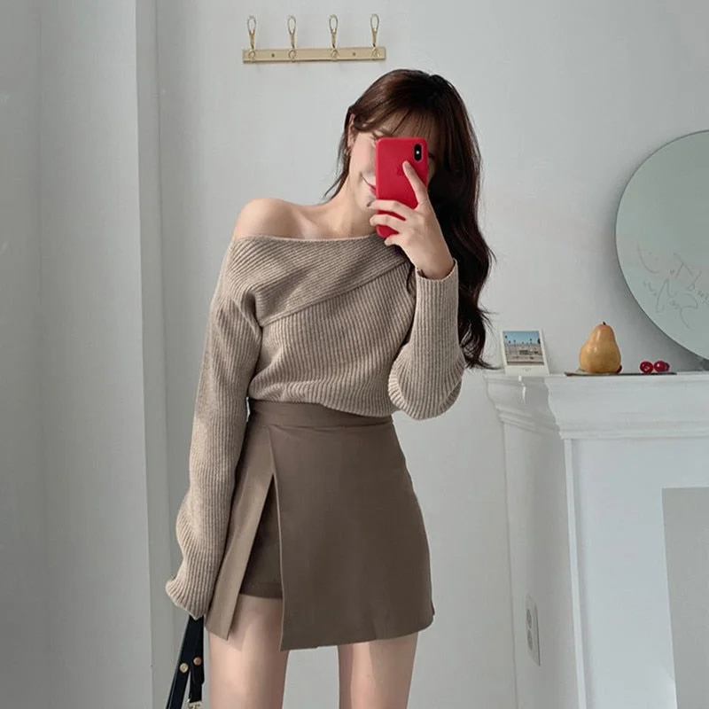 Wjczt Irregular Women Shorts Skirts 2024 Summer New High Waist Wide Leg Slit Chic Shorts Office Lady Black Short Pants Gothic Classic Bootcut Trousers Wjczt Irregular Women Shorts Skirts 2024 Summer New High Waist Wide Leg Slit Chic Shorts Office Lady Black Short Pants Gothic Classic Bootcut Trousers