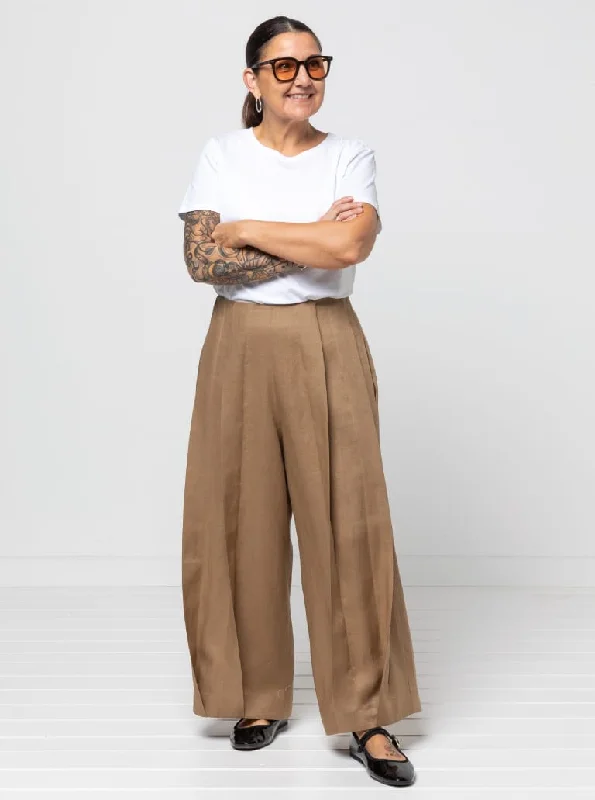 Atlas Woven Pant - Sewing Pattern | Style Arc Relaxed Linen Pants