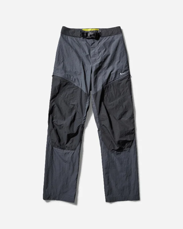 Women's ISPA Cargo Pants Dark Grey Comfortable Pleated Pants