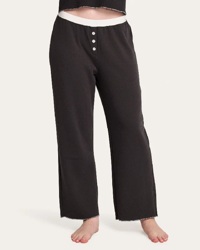 Ellie Pant in Ink Lightweight Linen Pants