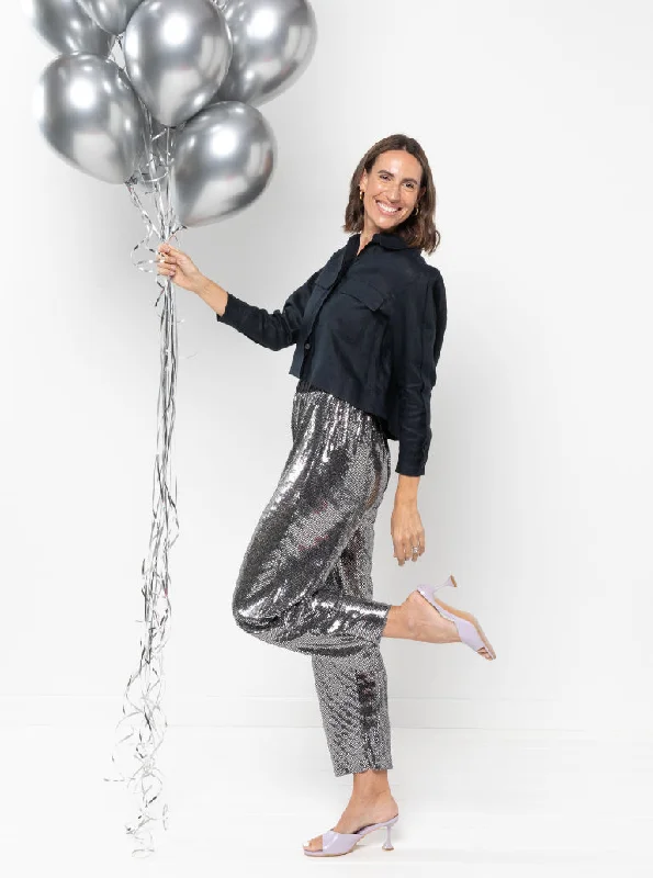 Bob Woven Pant - Sewing Pattern | Style Arc Cozy Maternity Pants