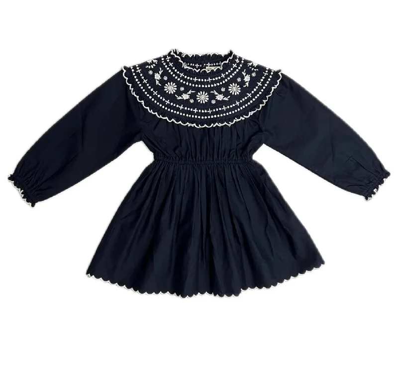The New Society Midnight Navy Pune Dress