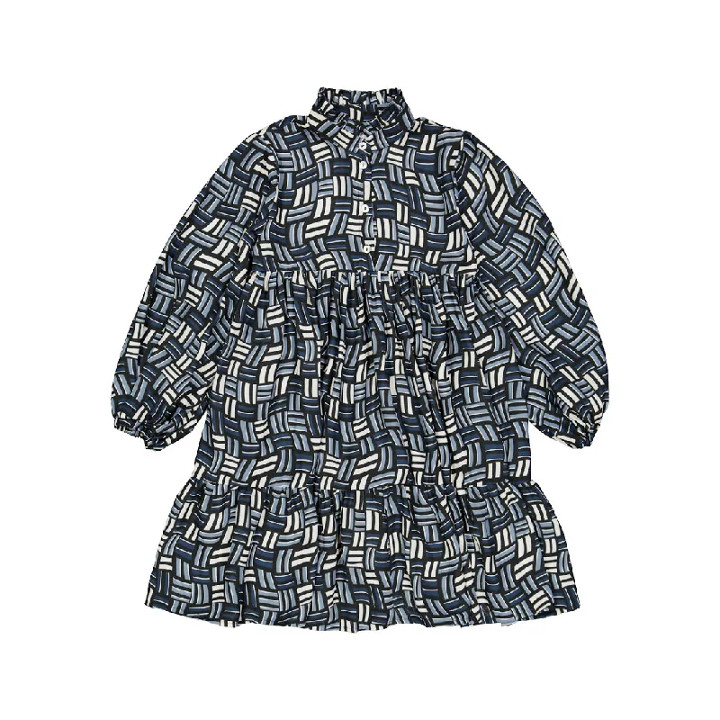 Christina Rohde Blue Geo Dress