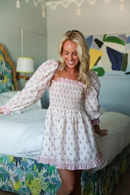 Hadley Dress - Pink Floral