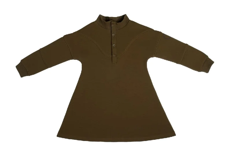 Crew Camel Piped Dress