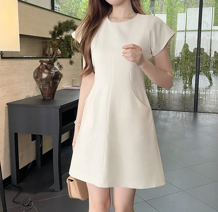 Lea dress (ready stock in blue (M)/ 2 colours)
