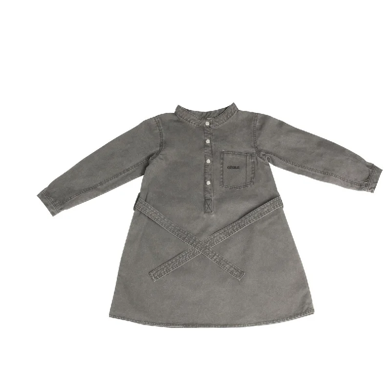 Crew Grey Denim Wash Dress