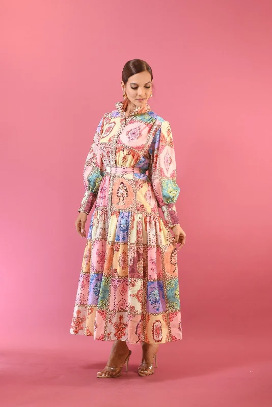 Esencial Maxi Dress Cozy Maxi Dress with Slit