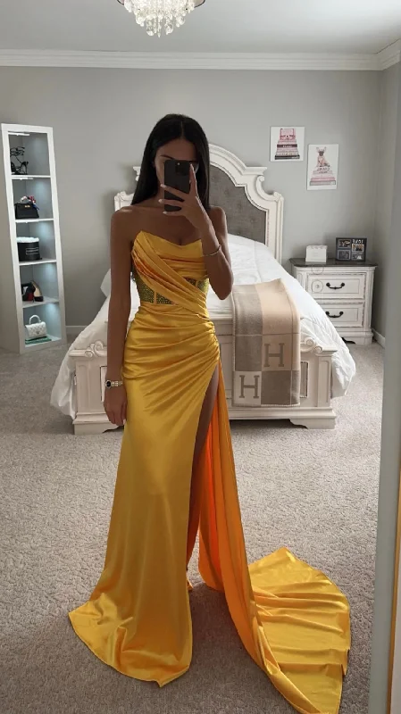 FITTED ASYMMETRICAL MAXI DRESS Elegant Maxi Dress with Drapes