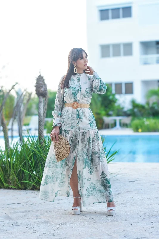 Glamorous Day Maxi Dress Fashionable Chiffon Maxi Dress