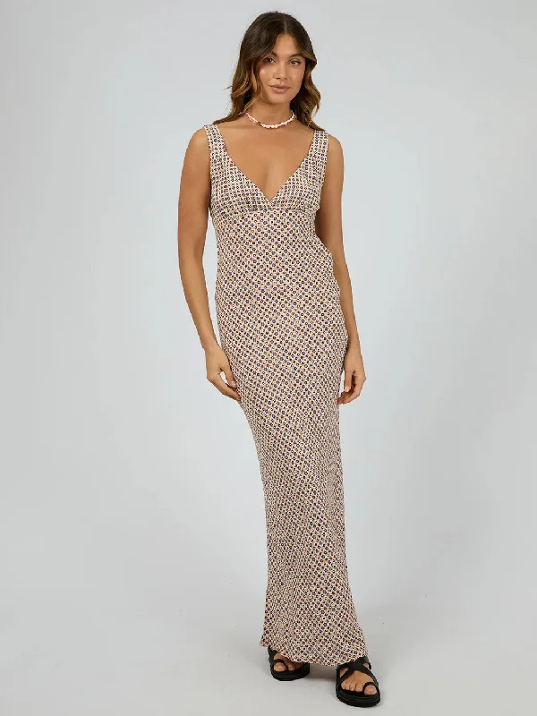 Harri Maxi Dress Comfortable Maxi Dress with Sleeves