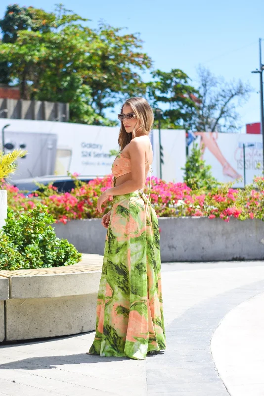 My Stunning Maxi Dress Fashionable High-Low Maxi Dress