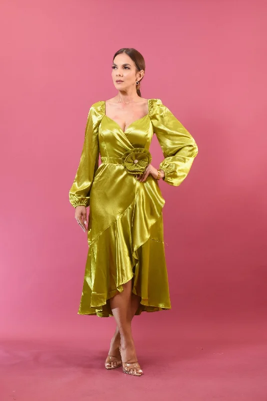 Glamorous Maxi Dress Trendy Maxi Dress with Belt