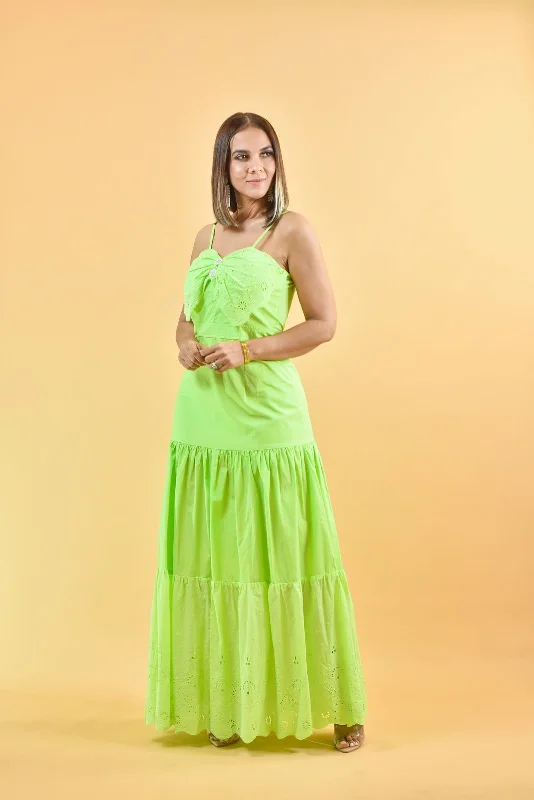 Touch of Vibrancy Maxi Dress Stylish Longline Maxi Dress