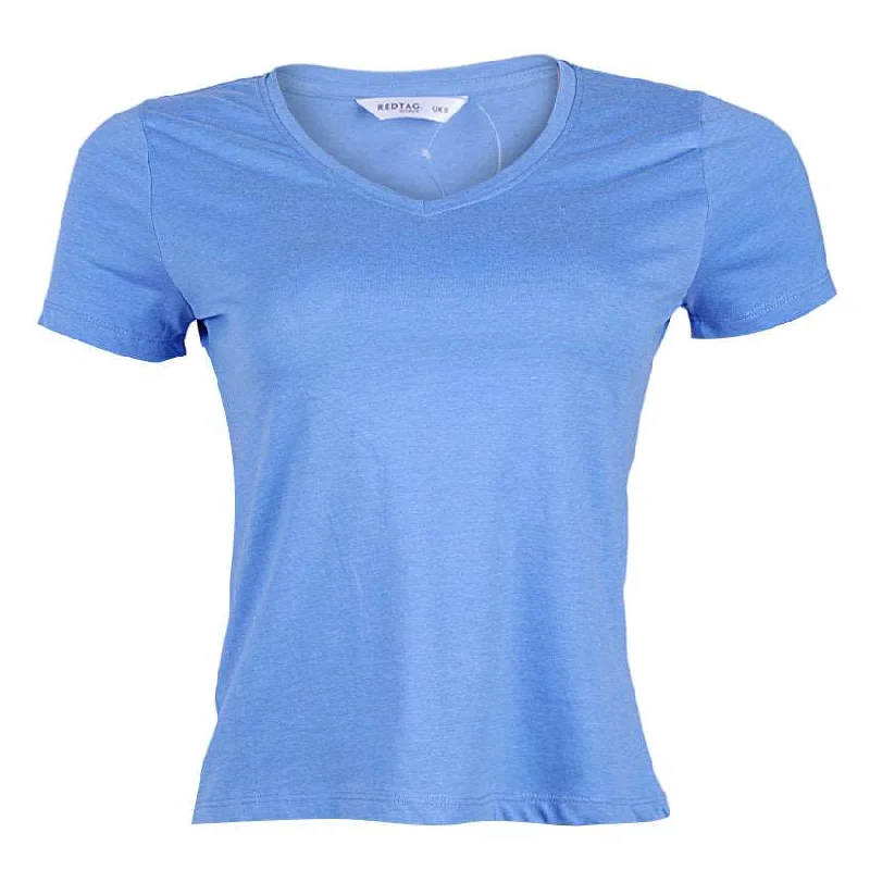 Casual T-Shirts Houndstooth Herringbone Solid