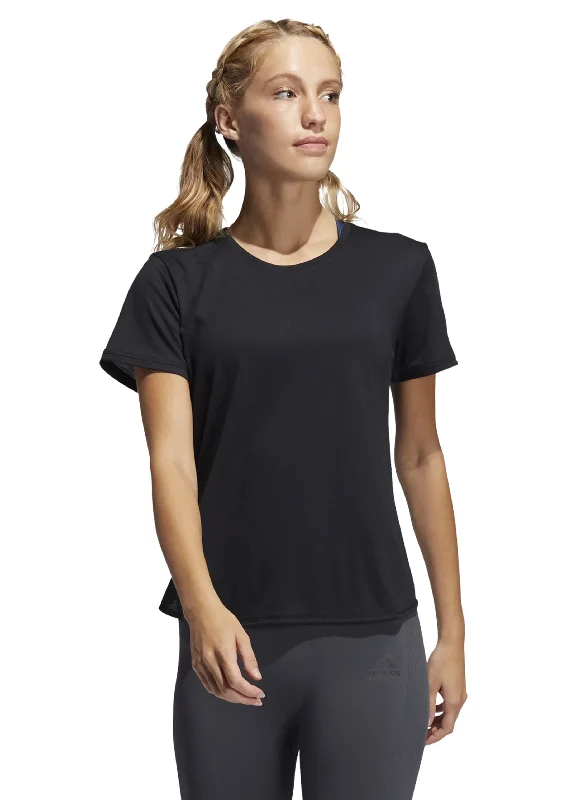 Adidas Womens Go to Training Tee 2.0 <BR> GQ9417 Lace Blend Ribbed Blend Corduroy Blend