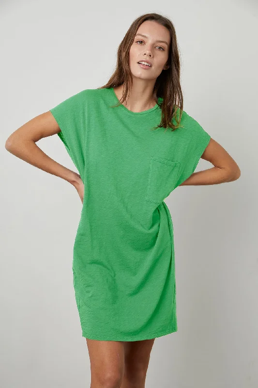 ANNIE COTTON SLUB T-SHIRT DRESS Modern Contemporary Chic