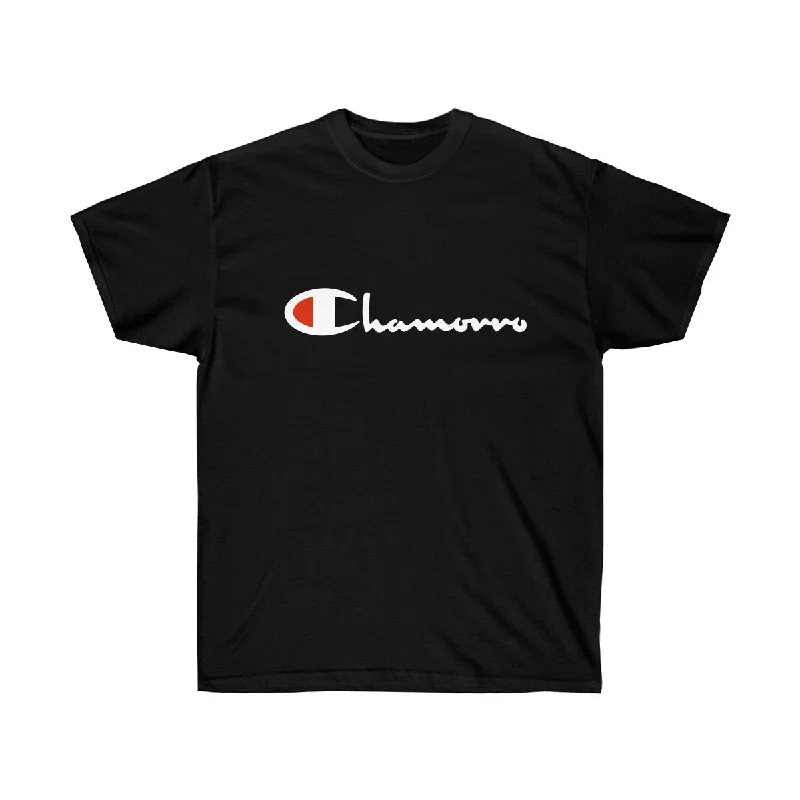 Chamorro Champ Unisex Ultra Cotton Tee Graphic Embroidered Appliqued