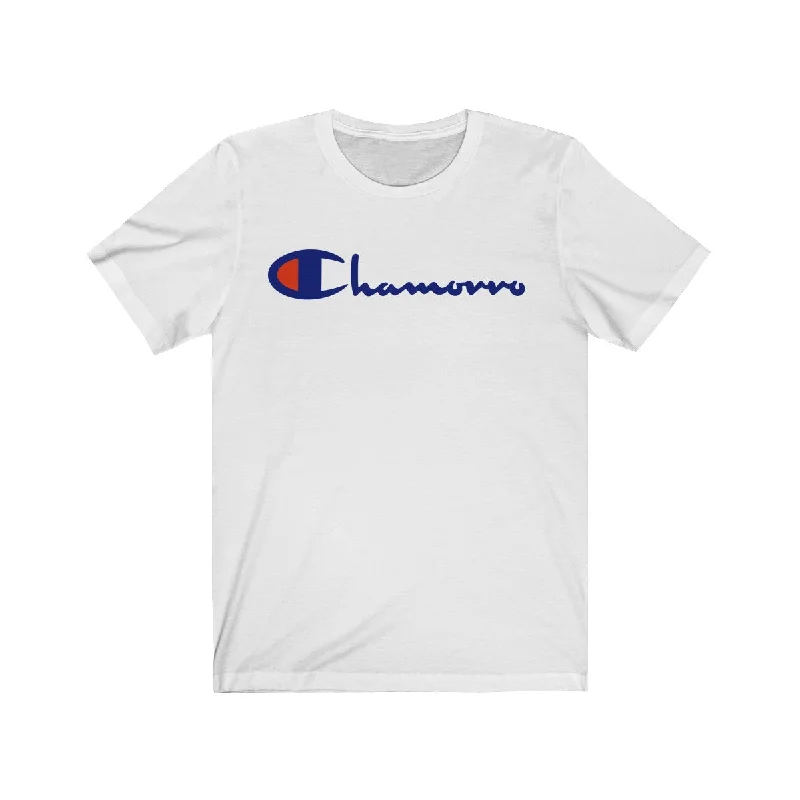 Chamorro Unisex Jersey Short Sleeve Tee Rayon Velvet Corduroy