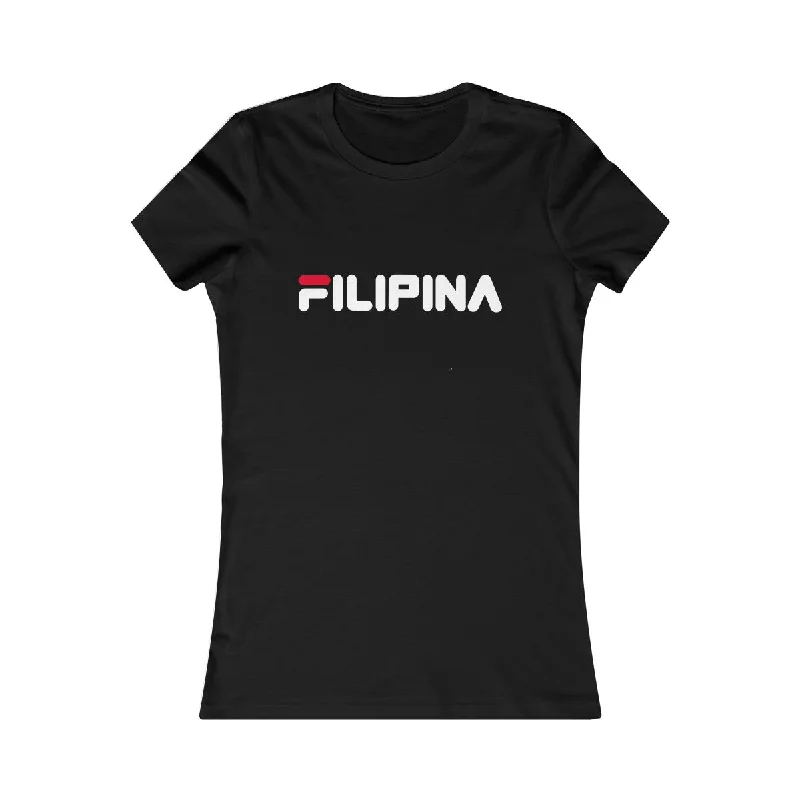 Filipina Women's Tee Welt Pockets Slit Pockets