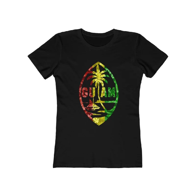 Guam Rasta Women's Tee Knit Fabric Woven Fabric Fleece Fabric