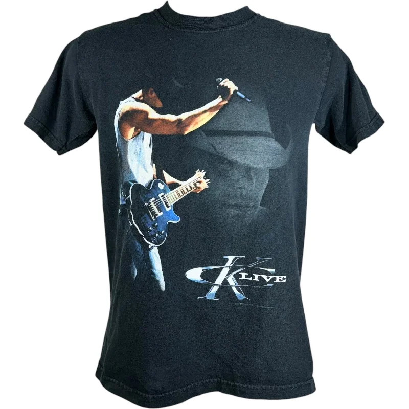 Kenny Chesney " Hillbilly Rock Star " Tour Tee Welt Pockets Slit Pockets