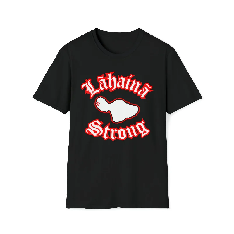 Lahaina Strenth Maui Strength Unisex Softstyle T-Shirt Denim Fabric Leather Fabric Suede Fabric Lahaina Strenth Maui Strength Unisex Softstyle T-Shirt Denim Fabric Leather Fabric Suede Fabric