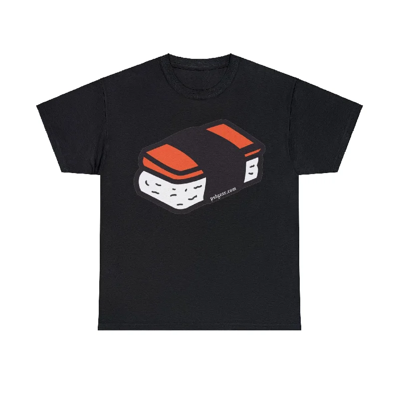 Spam Musubi Giant Heavy Cotton Tee Houndstooth Herringbone Solid