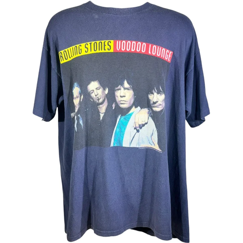 Vintage Brockum Rolling Stones Voodoo Lounge Tour 94/95 Tee Front Pockets Side Pockets Patch Pockets