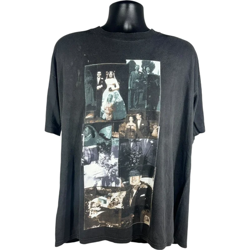 Vintage Duran Duran Band Tee Hooded Caped Shawl Collar