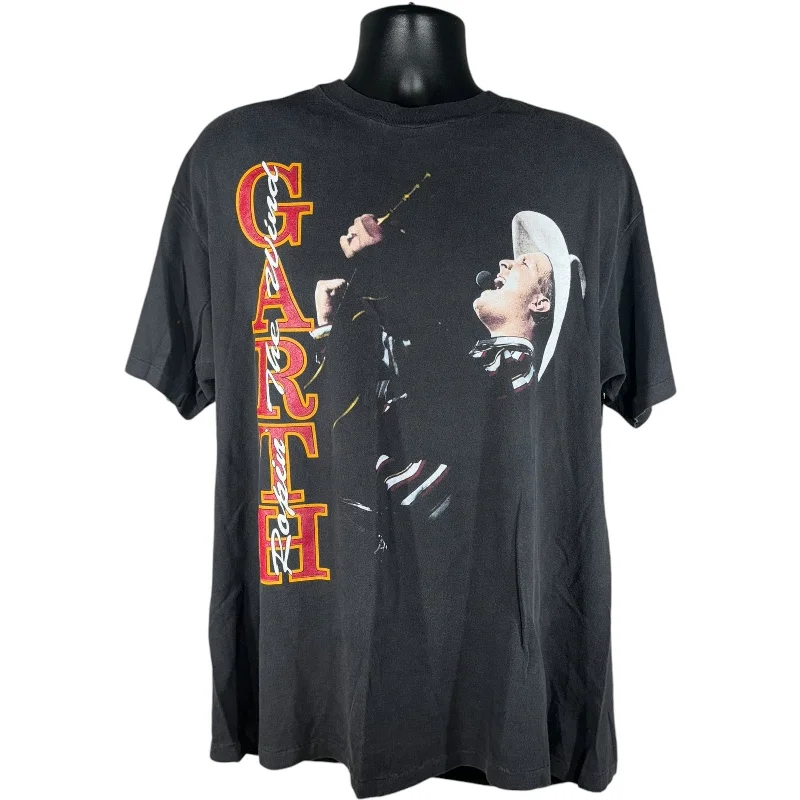 Vintage Garth Brooks Country Music Tee Cashmere Blend Cotton Blend Poly Blend