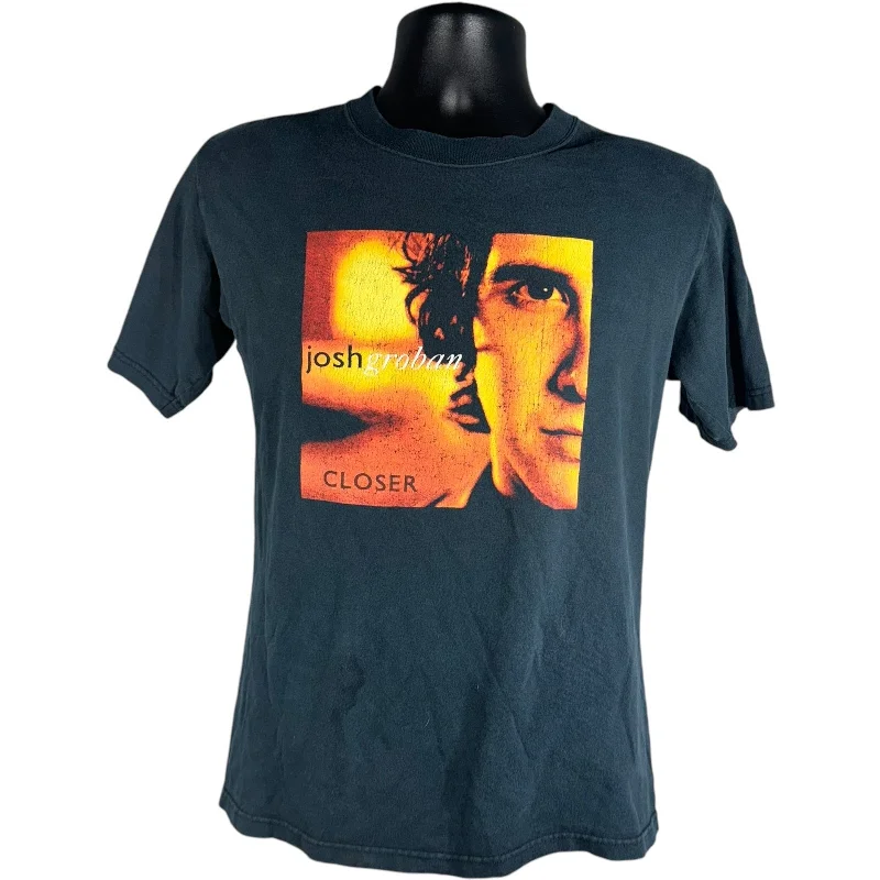 Vintage Josh Groban "Closer" Album Tee Fleece Nylon Spandex