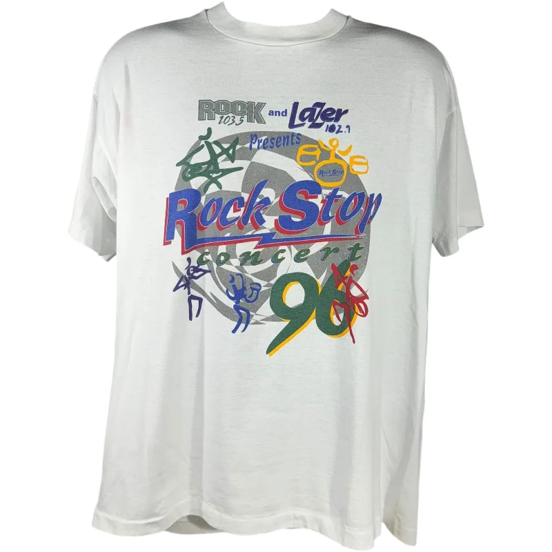 Vintage Rock Stop Concert Tee Chenille Brocade Lace