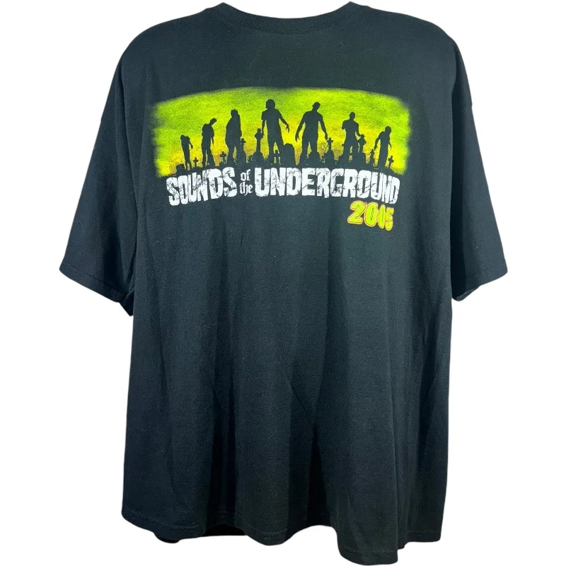 Vintage Sounds of the Underground Concert Tee 2005 Cotton Fabric Linen Fabric Terry Fabric Vintage Sounds of the Underground Concert Tee 2005 Cotton Fabric Linen Fabric Terry Fabric