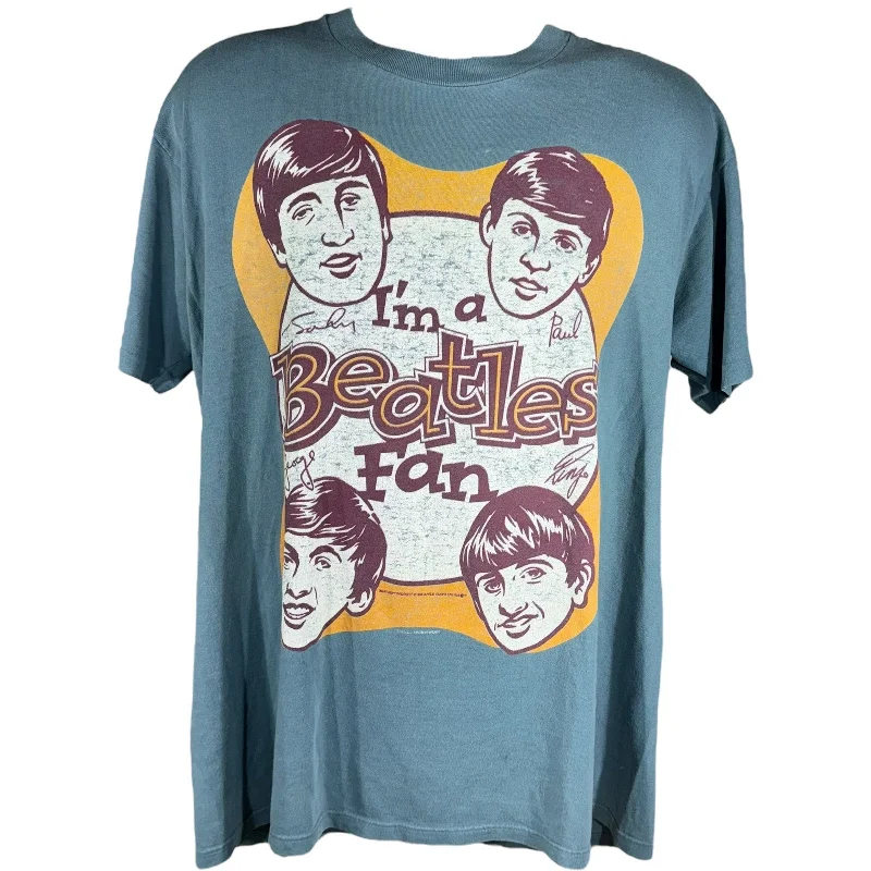 Vintage The Beatles Band Tee Welt Pockets Slit Pockets
