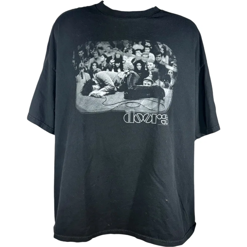 Vintage The Doors Band Tee Zippered Front Buttoned Front Snap Front