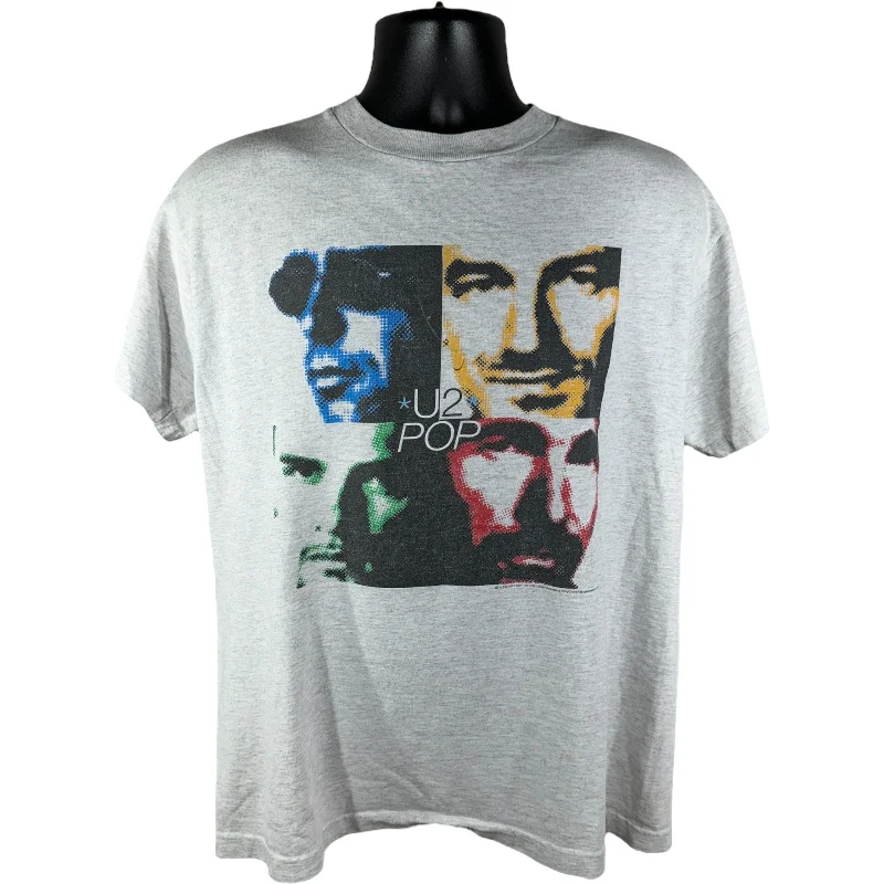 Vintage U2 "Pop" Band Tee Machine Wash Dry Clean Hand Wash