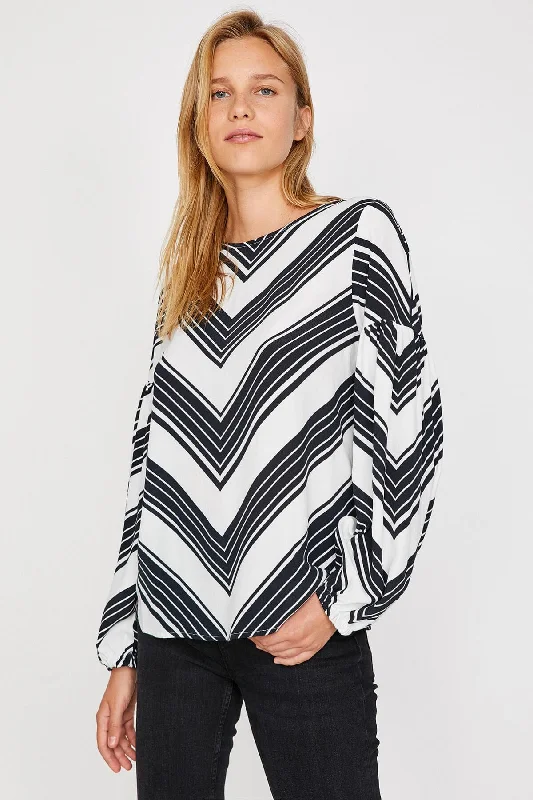 Women Black Blouse Off-Shoulder Wrap Blouse