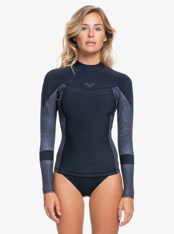 1mm Syncro Long Sleeve Jacket - Jet/Black Fitted Jacket Loose Jacket Oversized Jacket 1mm Syncro Long Sleeve Jacket - Jet/Black Fitted Jacket Loose Jacket Oversized Jacket