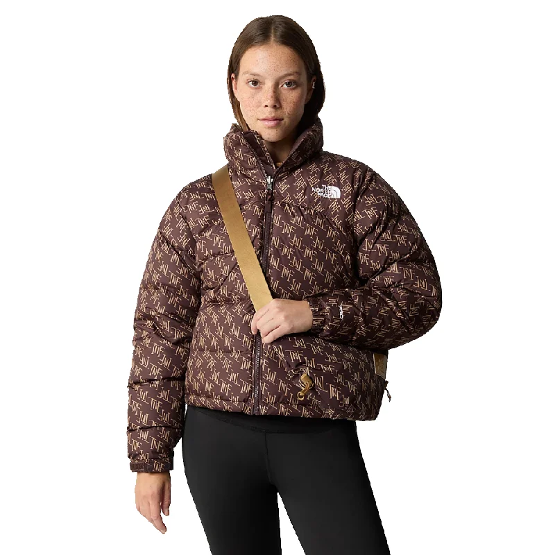 2000 Retro Nuptse Jacket - Womens Cotton Fabric Linen Fabric Terry Fabric