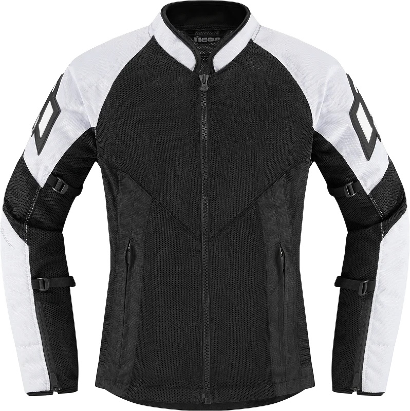 ICON Women's Mesh™ AF Jacket - White/Black - XL 2822-1494 Faux Fur Jacket Real Fur Jacket Shearling Jacket ICON Women's Mesh™ AF Jacket - White/Black - XL 2822-1494 Faux Fur Jacket Real Fur Jacket Shearling Jacket