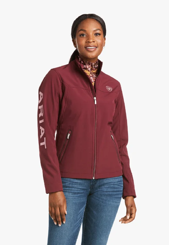 Ariat Womens New Team Softshell Jacket Chenille Fabric Brocade Fabric Lace Fabric