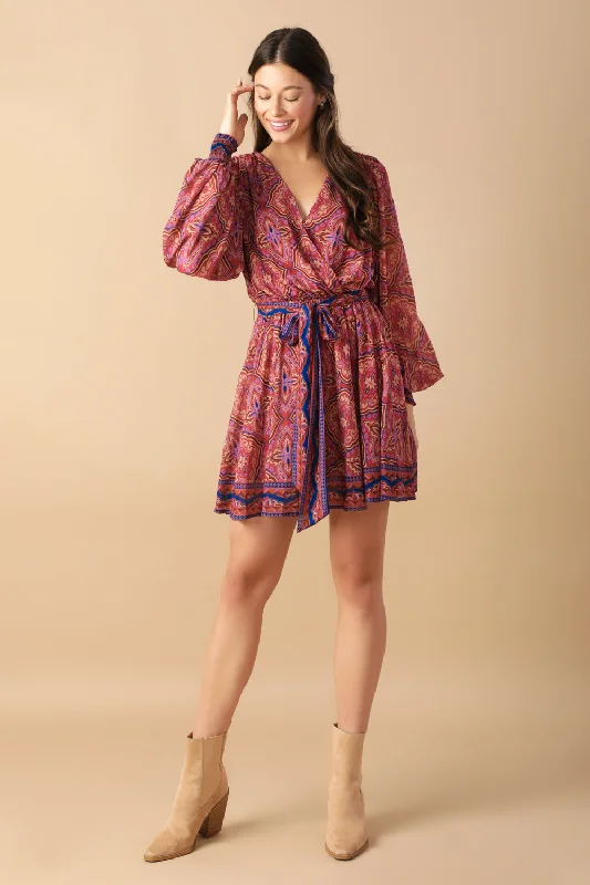 BE BETTER WOVEN MINI DRESS Comfortable Linen Mini Dress